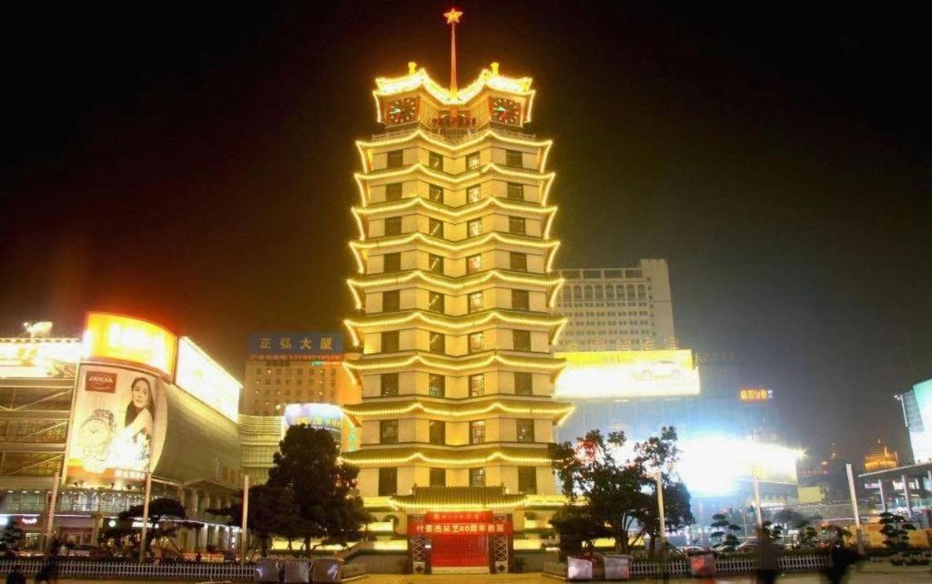 Jinjiang Inn Zhengzhou Railway Station Erqi Square Metro Station Dış mekan fotoğraf